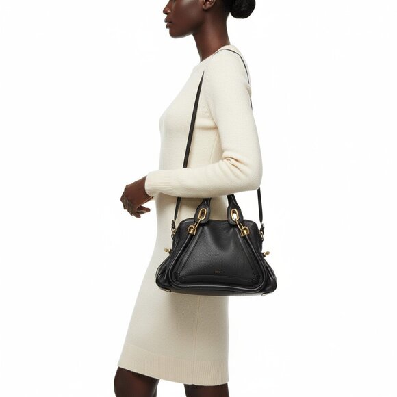 Chloé Paraty Bag Gorgeous Authentic with Shoulder Strap in Excellent Condition - Picture 11 of 14